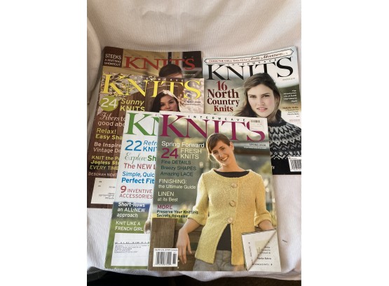 Knits Magazines Lot Of 5
