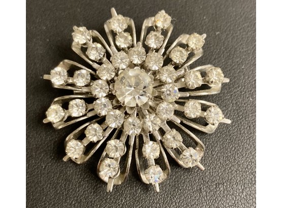 Vintage Cora Blossom Snowflake Brooch Stunning