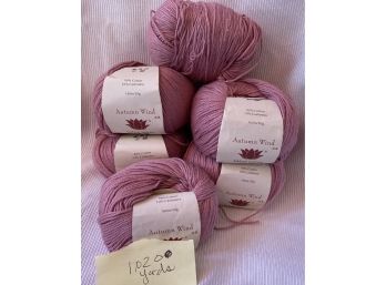 Autumn Wind Lotus Yarns  90 Cotton 10 Cashmere  5 Plus Rolls Approx. 1020 Yards