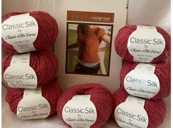 7 Balls Of Classic Silk Classic Elite Yarn 50 Cotton 50 Cotton 30 Silk Made In Italy