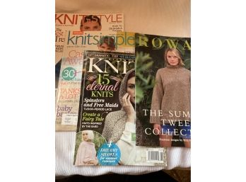 Knit N Style, Knitsimple,  Rowan And More Lot Of4  Magazines