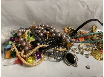 Group Of Beads Necklaces, Earrings Pendents And More