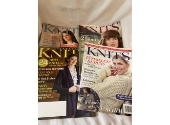 Knits Magazines Ot Of 4