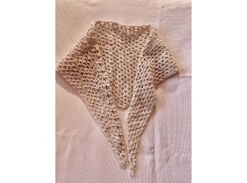 Hand Knitted Evening Shawl