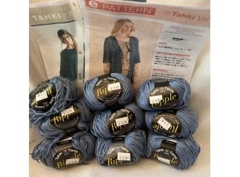 9 Ripple Tahki Yarns 100 Cotton Rolls With Patterns