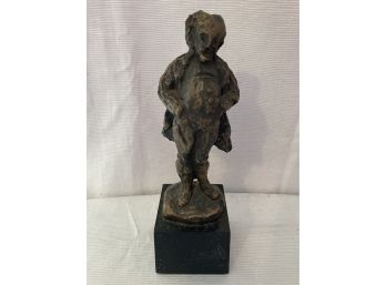 Bronze 'The Scoffer' Sculpture - Signed Honore Daumier
