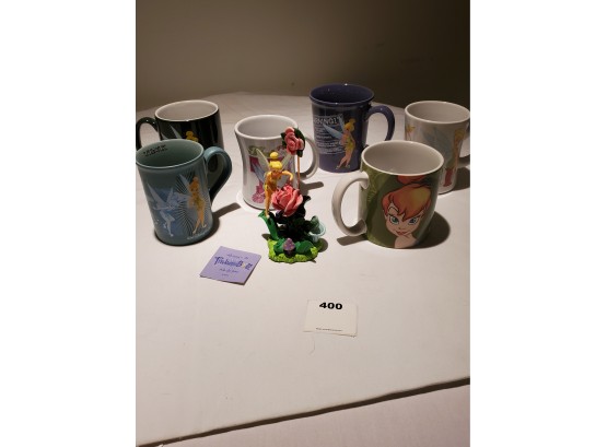 Tinkerbell Collectible Mugs & Statuette