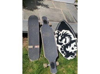 Skate Board, Long Board And Skim Board