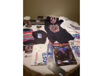 Large Collection Of New York Rangers Souvenirs