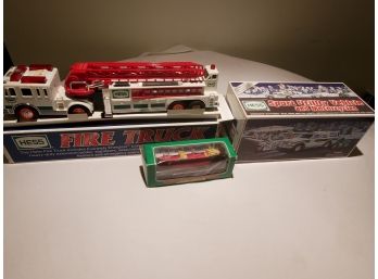 Hess Fire Truck,  Voyager,  Motorcycles And More From Late 90's Early 2000's