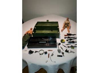 G.i. Joe With Accessories & Lock Box