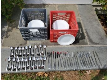 Commercial Quality Plates And Flatware