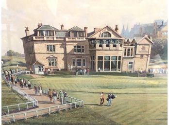 'The Old Course St.Andrews' By Donald Shearer Framed Print