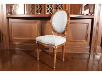 Beautiful Upholstered King Louis Back Side Chair