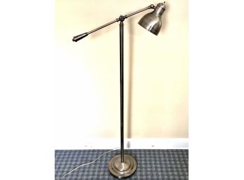 Industrial Styled Adjustable Armed Floor Lamp