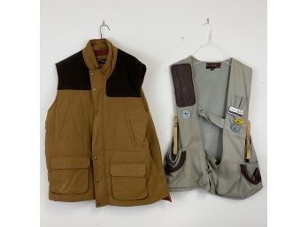 Pair Of Vests Lands End And 10-X