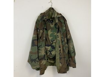 Vintage Military Jacket And Pants Large Long