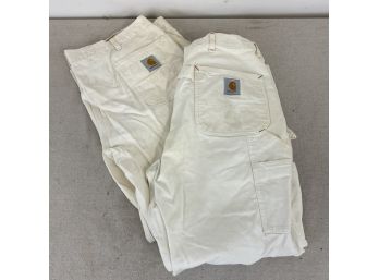 2 Pairs Of Carhartt Painters Pants