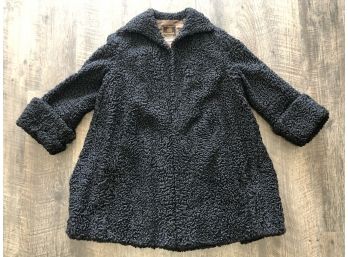 Beautiful & Vintage Lambs Wool Woven Winter Jacket -Hamilton & Co, New Haven, Conn - Makers