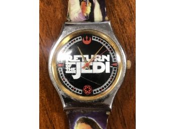 Return Of The Jedi Vintage Watch Lucas Film LTD. Star Wars Collectible Item