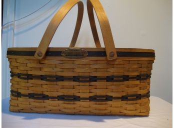 1999 Longaberger Generosity Basket  ' Traditional Collection' With Liner And Protector