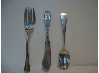 Sterling Fork, Knife, And Spoon 115 Grams