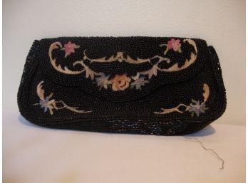Vintage Beaded Clutch Made In France