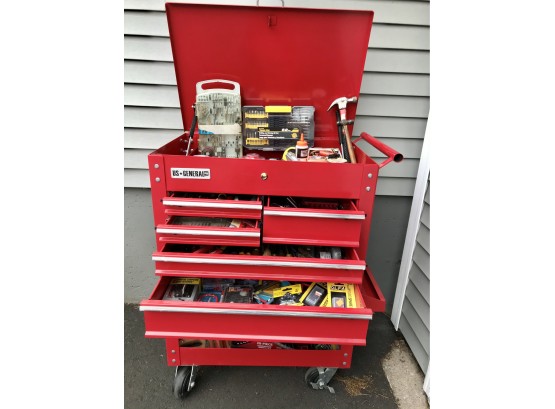 US GENERAL PRO ROLLING TOOL CHEST FILLED WITH TOOLS!!!!!