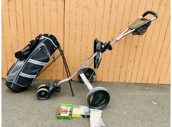 EVOLUTION Golf Cadie And New NITRO Golf Bag