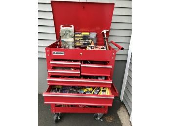 US GENERAL PRO ROLLING TOOL CHEST FILLED WITH TOOLS!!!!!
