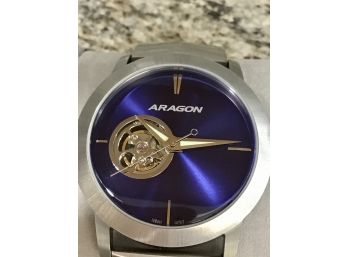 ARAGON Ultra Open Heart 50mm Men's Watch