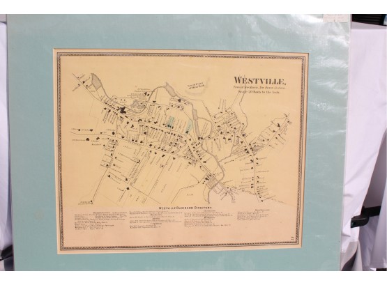 1868 Map Of Westville Ct - (near New Haven) - Beers Map