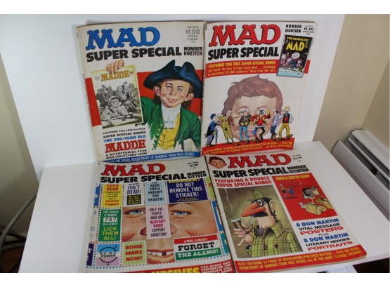 1975 & 1976 MAD Super Special Mags - #16-19