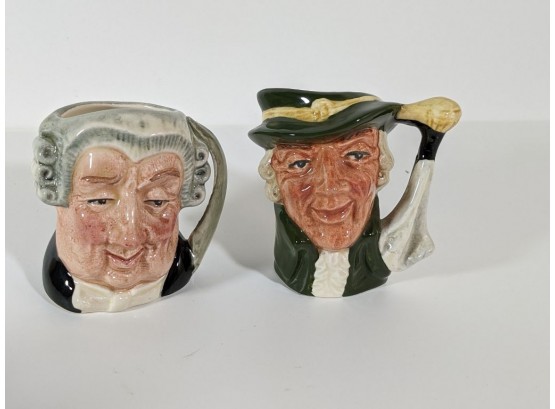 Nice Set Of 2 Royal Doulton Mugs - 1958 The Lawyer & 1961 Regency Beau - Group 1