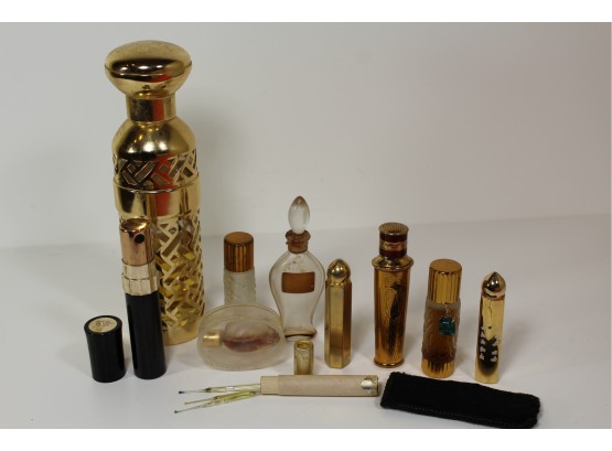 10 Vintage Perfume Bottles - Art Deco - Rare - Group 3