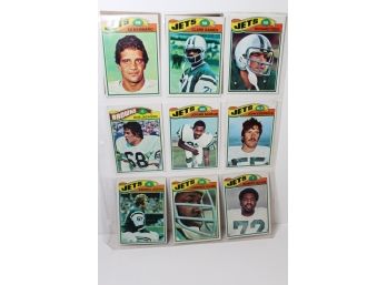 1977 Topps Football Jets Cards (11)