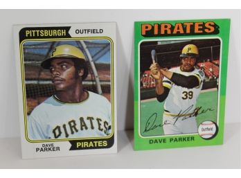 1974 Dave Parker Rookie & 1975 Dave Parker Card