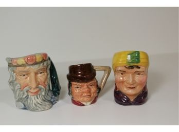 Great Set Of 3 Mugs Including Royal Doulton Neptune 1960 - Group 5
