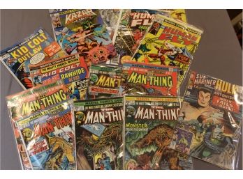 Marvel Comic Group Featuring Man-thing - Kid Colt - Sub-mariner & More!  16 Comics