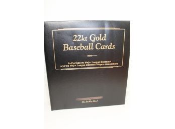 22KT Gold Cards From Danbury Mint Baseball Greats