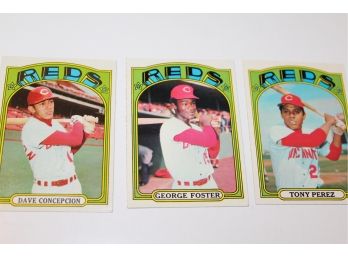 1972 Topps Big Red Machine Greats - Foster - Conception - Perez