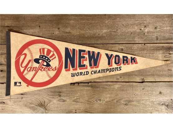 Original 1978 New York Yankees World Series Pennant