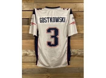Stephen Gostkowski RBK M New England Patriots Away Jersey