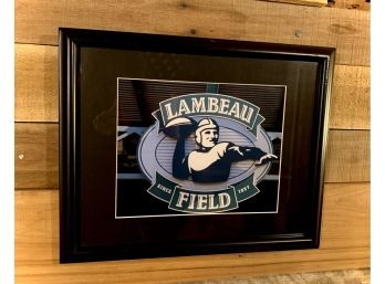 Framed Green Bay Packer Lambeau Field Logo