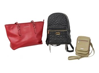 Juicy Couture Backpack, Dana Buchman Shoulder Bag And Baggallini Crossbody Travel Bag
