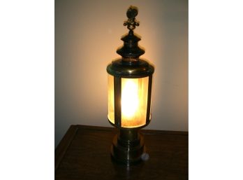 Table Lamp (B): Etched Glass Shade