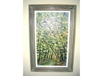 Framed Painting - Trees, From The Eugene Frazier Studio