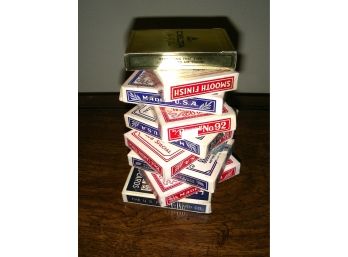 Lot Of 9 Decks Of Playing Cards - Complete Sets, Some Missing Only The Jokers