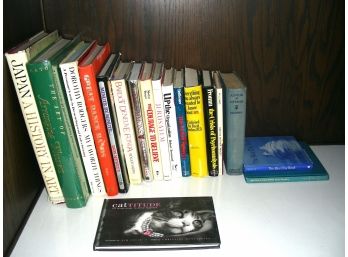 Lot Of 18 Miscellaneous Hardcover Books, Some Coffee Table
