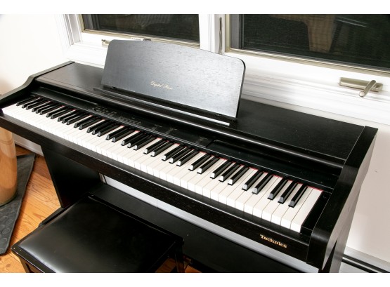 Technics Electric Piano And Bench By Hues Imports